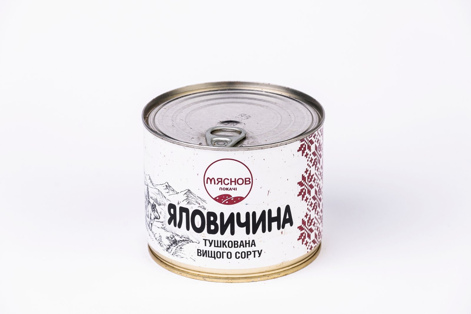 Яловичина тушкована ТМ Мяснов, 525г